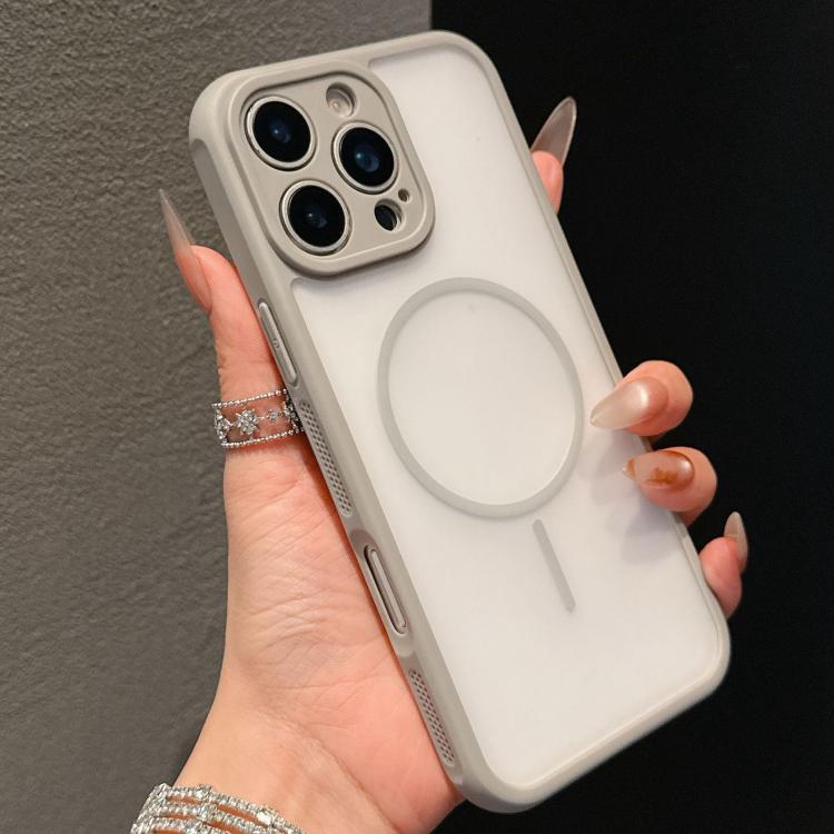 غطاء هاتف مغناطيسي بملمس تبريد للجلد، لهواتف iPhone 17 Pro Max، iPhone 17 Pro، iPhone Air، iPhone 16 Pro Max، iPhone 16 Pro، iPhone 15 Pro Max، iPhone 15 Pro، iPhone 15 Plus