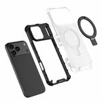 غطاء هاتف مقاوم للصدمات مع حامل شبكي، لهواتف iPhone 17 Pro Max، iPhone 17 Pro، iPhone 17، iPhone Air
