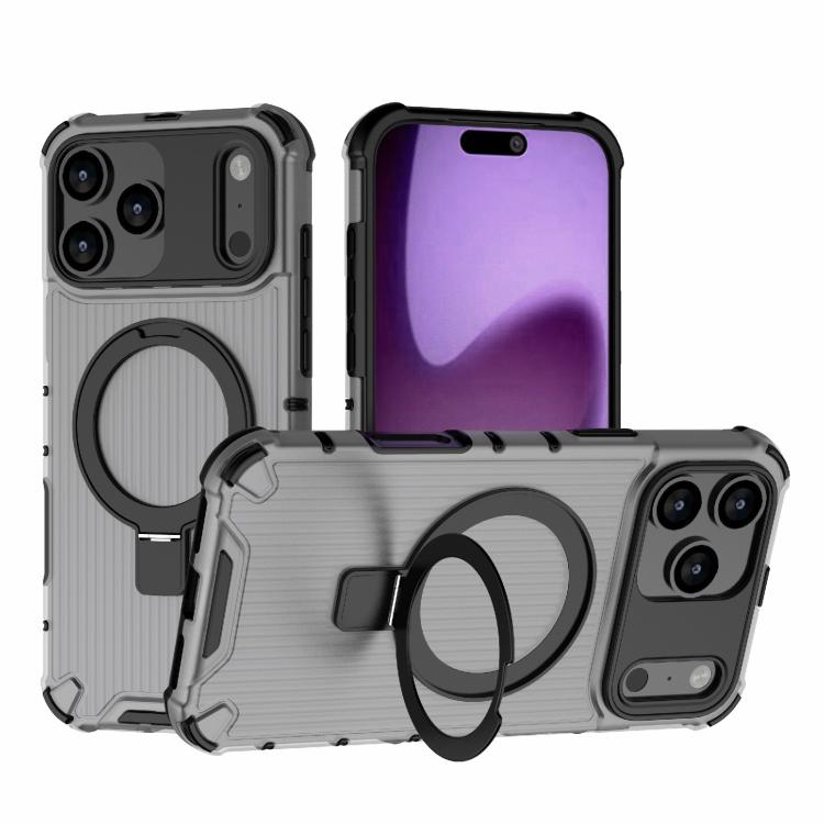 غطاء هاتف مقاوم للصدمات مع حامل شبكي، لهواتف iPhone 17 Pro Max، iPhone 17 Pro، iPhone 17، iPhone Air