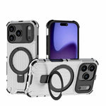 غطاء هاتف مقاوم للصدمات مع حامل شبكي، لهواتف iPhone 17 Pro Max، iPhone 17 Pro، iPhone 17، iPhone Air