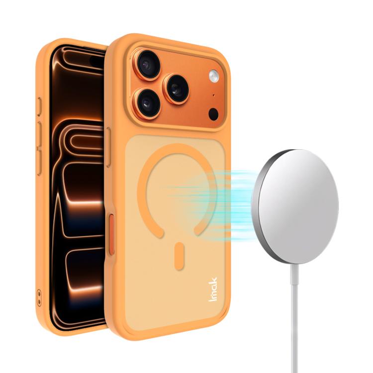 غطاء هاتف مغناطيسي مقاوم للصدمات من سلسلة imak UX-9C مصنوع من PC + TPU، لهواتف iPhone 17 Pro Max، iPhone 17 Pro