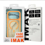 غطاء هاتف مغناطيسي مقاوم للصدمات من سلسلة imak UX-9C مصنوع من PC + TPU، لهواتف iPhone 17 Pro Max، iPhone 17 Pro