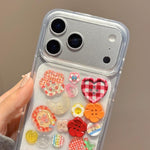 غطاء هاتف شفاف من الأكريليك بنمط ثلاثي الأبعاد من راتنج الإيبوكسي، لأجهزة iPhone 13 Pro Max، iPhone 13 Pro، iPhone 13، iPhone 12، iPhone 12 Pro Max، iPhone 12 Pro، iPhone 11