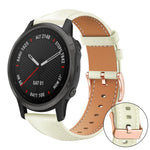 xDfind Rose Gold Buckle Black Shark Fine Grain Vegan Leather Watch Band, For Garmin Fenix 8/7/6/5 22mm, For Garmin Fenix 8/7S/6S/5S 20mm, For Garmin Forerunner 45 / 45S / Swim 2, For Garmin Forerunner 220/735/735XT/230/235, For Garmin Forerunner 35/30/35j