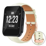xDfind Rose Gold Buckle Black Shark Fine Grain Vegan Leather Watch Band, For Garmin Fenix 8/7/6/5 22mm, For Garmin Fenix 8/7S/6S/5S 20mm, For Garmin Forerunner 45 / 45S / Swim 2, For Garmin Forerunner 220/735/735XT/230/235, For Garmin Forerunner 35/30/35j