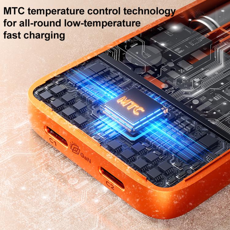 مجموعة شاحن سريع MOMAX UM79 Ultra 45W بمدخل واحد ومنفذين GaN، قابس أمريكي