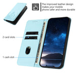 غطاء هاتف من الجلد النباتي المغناطيسي بنقشة فراشات وزهور التوليب، لهواتف iPhone 15، iPhone 14 Plus، iPhone 14، iPhone 14 Pro