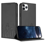 Tulips Butterfly Pattern Magnetic Vegan Leather Phone Case, For iPhone 12 mini, For iPhone 11 Pro Max, For iPhone 11, For iPhone 11 Pro