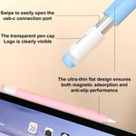 غطاء سيليكون شفاف قابل للفصل لقلم Stylus من XDcase، لأقلام Apple Pencil USB-C / 3
