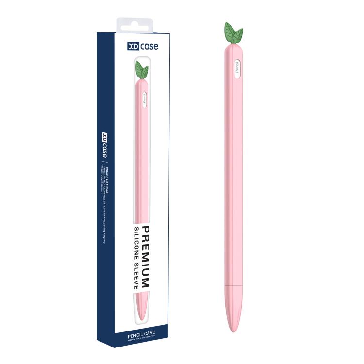 غطاء قلم ستايلس سيليكون مقاوم للانزلاق بنقشة فواكه وخضروات من XDcase، لقلم Apple Pencil Pro / 2