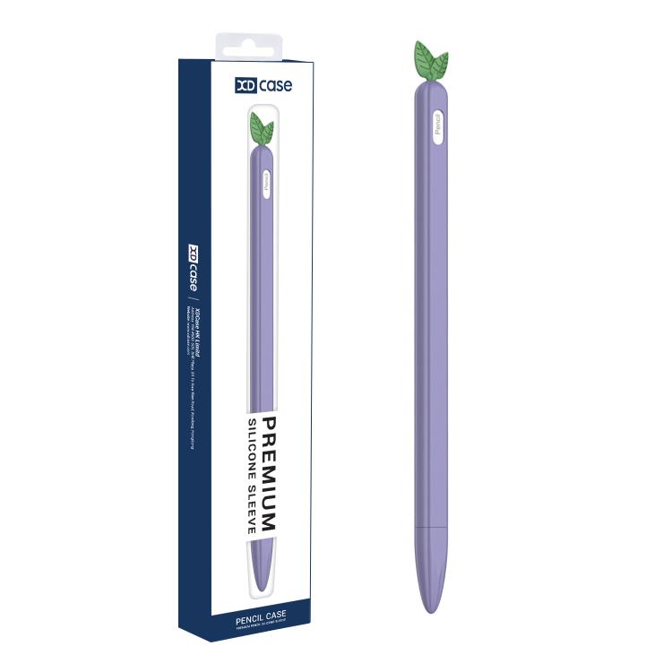 غطاء قلم ستايلس سيليكون مقاوم للانزلاق بنقشة فواكه وخضروات من XDcase، لقلم Apple Pencil Pro / 2