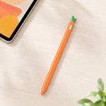 غطاء قلم ستايلس سيليكون مقاوم للانزلاق بنقشة فواكه وخضروات من XDcase، لقلم Apple Pencil Pro / 2