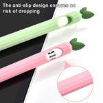 غطاء قلم ستايلس سيليكون مقاوم للانزلاق بنقشة فواكه وخضروات من XDcase، لقلم Apple Pencil Pro / 2