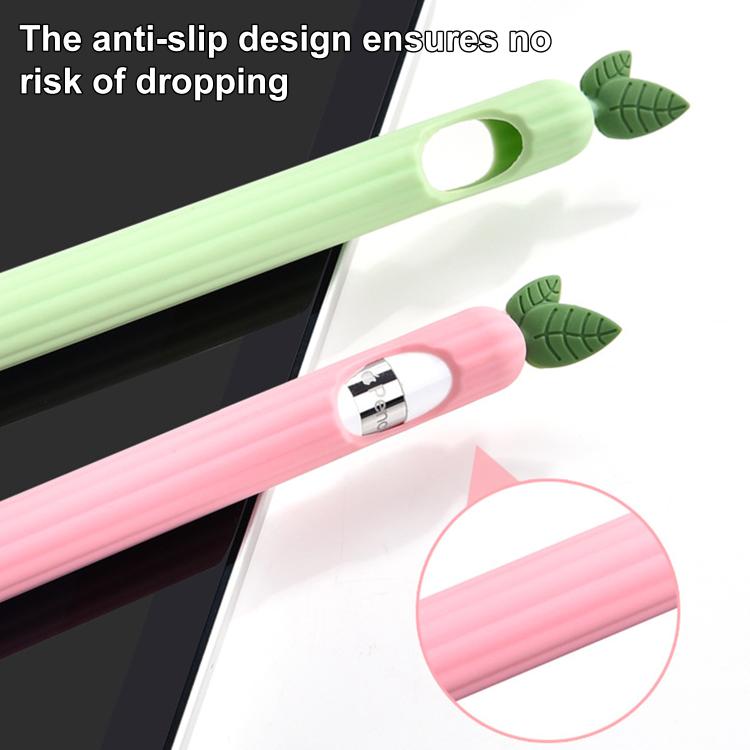 غطاء قلم ستايلس سيليكون مقاوم للانزلاق بنقشة فواكه وخضروات من XDcase، لقلم Apple Pencil Pro / 2