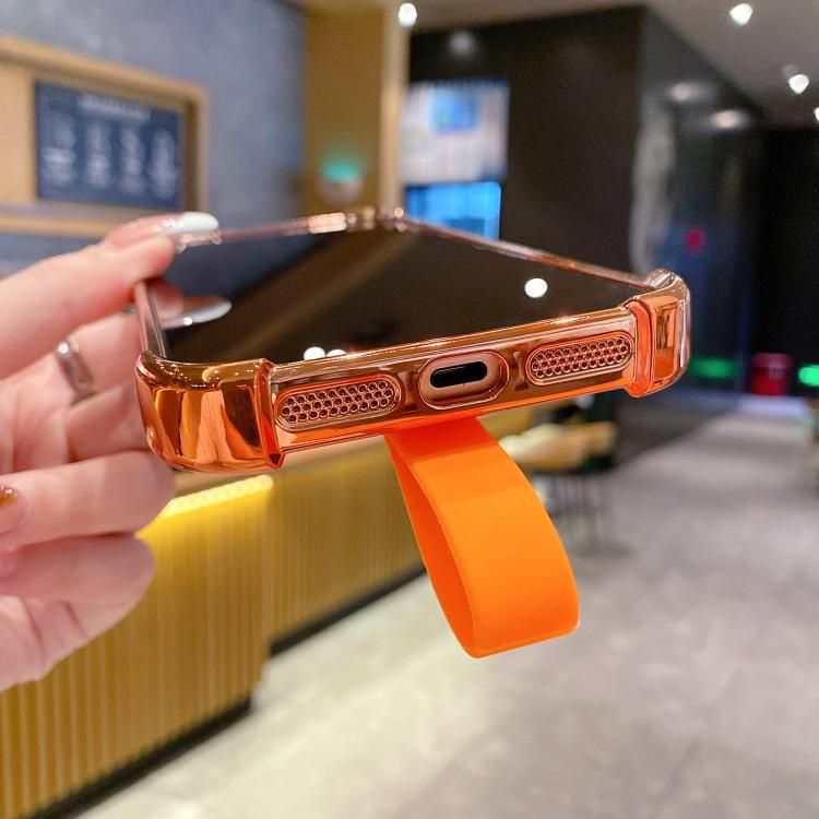 غطاء هاتف مغناطيسي من TPU + أكريليك مع حامل خاتم كريستالي، لهاتف iPhone 13