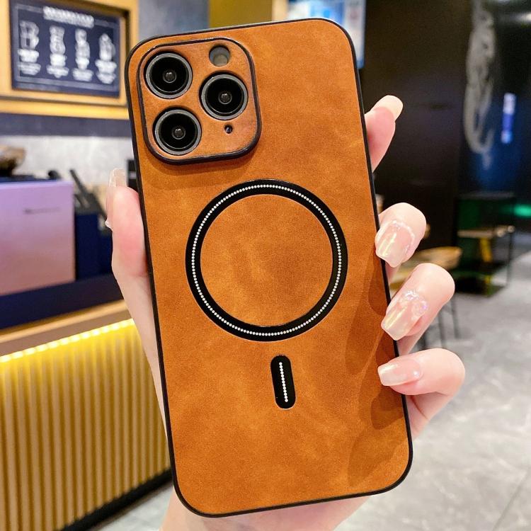 غطاء هاتف مغناطيسي من الجلد الصناعي بنمط جلد الحمل، لهواتف iPhone 14 Pro Max، iPhone 13 Pro Max، iPhone 13 Pro، iPhone 13، iPhone 12، iPhone 12 Pro Max، iPhone 12 Pro، iPhone 11 Pro Max