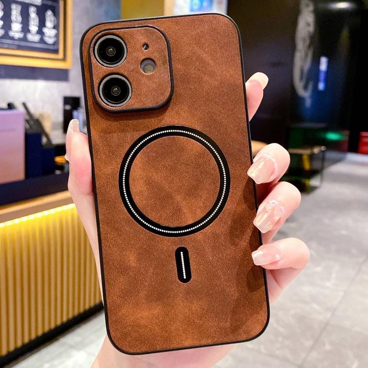 غطاء هاتف مغناطيسي من الجلد الصناعي بنمط جلد الحمل، لهواتف iPhone 14 Pro Max، iPhone 13 Pro Max، iPhone 13 Pro، iPhone 13، iPhone 12، iPhone 12 Pro Max، iPhone 12 Pro، iPhone 11 Pro Max