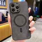 غطاء هاتف مغناطيسي من الجلد الصناعي بنمط جلد الحمل، لهواتف iPhone 14 Pro Max، iPhone 13 Pro Max، iPhone 13 Pro، iPhone 13، iPhone 12، iPhone 12 Pro Max، iPhone 12 Pro، iPhone 11 Pro Max