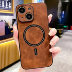 غطاء هاتف مغناطيسي من الجلد الصناعي بنمط جلد الحمل، لهواتف iPhone 14 Pro Max، iPhone 13 Pro Max، iPhone 13 Pro، iPhone 13، iPhone 12، iPhone 12 Pro Max، iPhone 12 Pro، iPhone 11 Pro Max