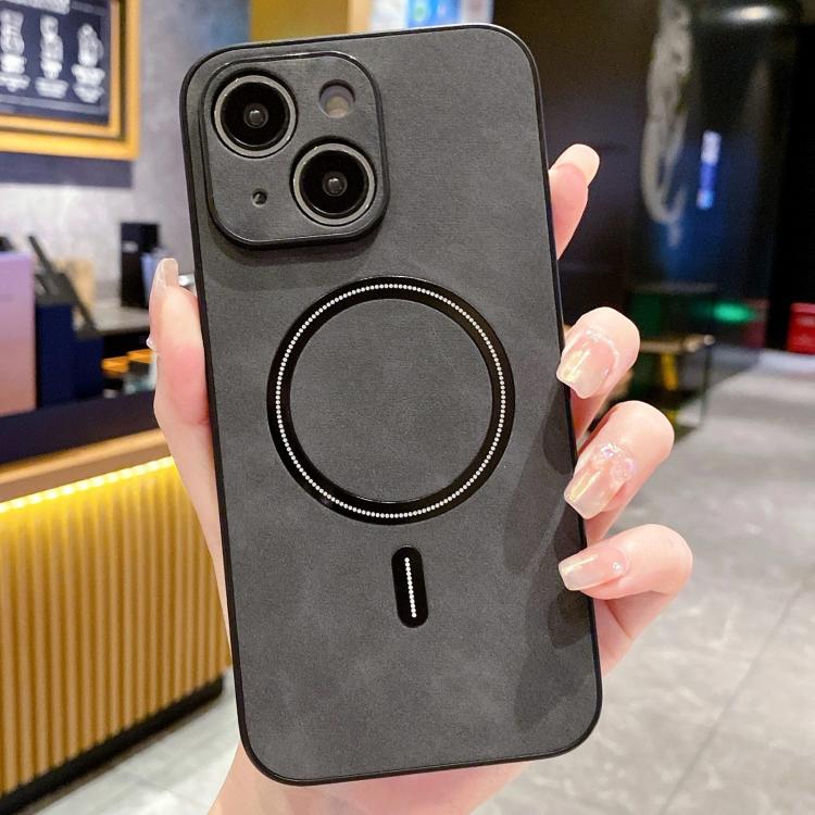غطاء هاتف مغناطيسي من الجلد الصناعي بنمط جلد الحمل، لهواتف iPhone 14 Pro Max، iPhone 13 Pro Max، iPhone 13 Pro، iPhone 13، iPhone 12، iPhone 12 Pro Max، iPhone 12 Pro، iPhone 11 Pro Max