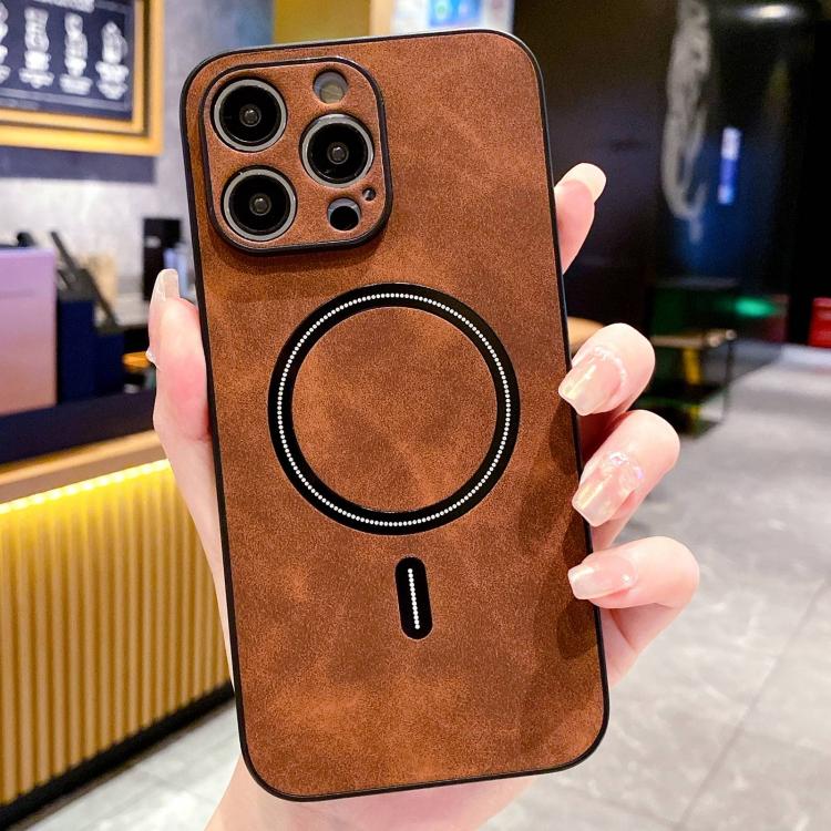 غطاء هاتف مغناطيسي من الجلد الصناعي بنمط جلد الحمل، لهواتف iPhone 14 Pro Max، iPhone 13 Pro Max، iPhone 13 Pro، iPhone 13، iPhone 12، iPhone 12 Pro Max، iPhone 12 Pro، iPhone 11 Pro Max
