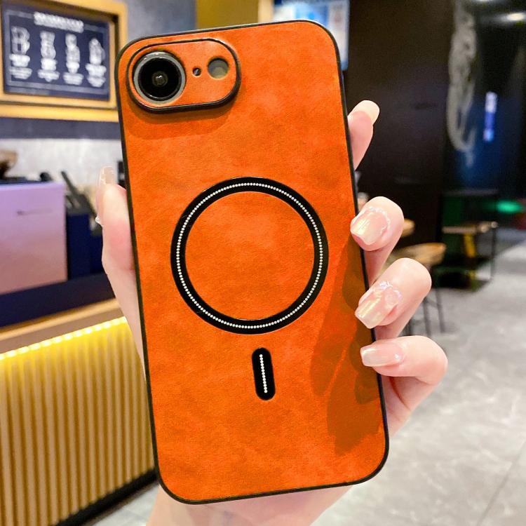 غطاء هاتف مغناطيسي من الجلد الصناعي بنمط جلد الحمل، لهواتف iPhone 17e / 16e، iPhone 17 Pro Max، iPhone 17 Pro، iPhone 17، iPhone Air، iPhone 16 Pro Max، iPhone 16 Pro، iPhone 16 Plus