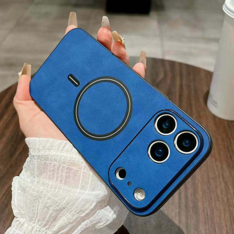 غطاء هاتف مغناطيسي من الجلد الصناعي بنمط جلد الحمل، لهواتف iPhone 17e / 16e، iPhone 17 Pro Max، iPhone 17 Pro، iPhone 17، iPhone Air، iPhone 16 Pro Max، iPhone 16 Pro، iPhone 16 Plus
