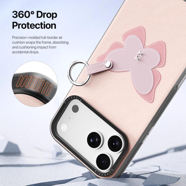 غطاء هاتف من سلسلة DUX DUCIS LUVY مع حلقة إصبع، لهواتف iPhone 17 Pro Max، iPhone 17 Pro، iPhone 17