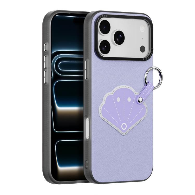 غطاء هاتف من سلسلة DUX DUCIS LUVY مع حلقة إصبع، لهواتف iPhone 17 Pro Max، iPhone 17 Pro، iPhone 17