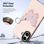 غطاء هاتف من سلسلة DUX DUCIS LUVY مع حلقة إصبع، لهواتف iPhone 17 Pro Max، iPhone 17 Pro، iPhone 17