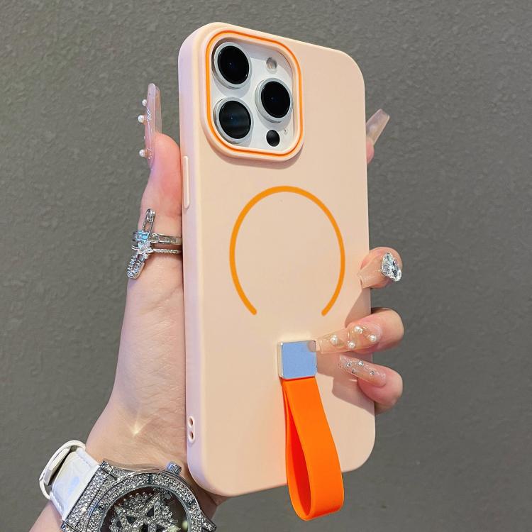 غطاء هاتف مغناطيسي من TPU بملمس يشبه الجلد مع حزام سيليكون، لأجهزة iPhone 13، iPhone 12 / 12 Pro، iPhone 12 Pro Max، iPhone 11 Pro Max، iPhone 11، iPhone 11 Pro