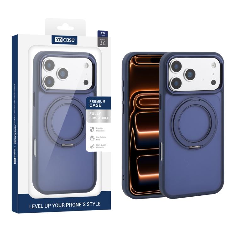 غطاء هاتف مغناطيسي مع حامل دوار YADUN من XDcase، لهواتف iPhone 17 Pro Max، iPhone 17 Pro