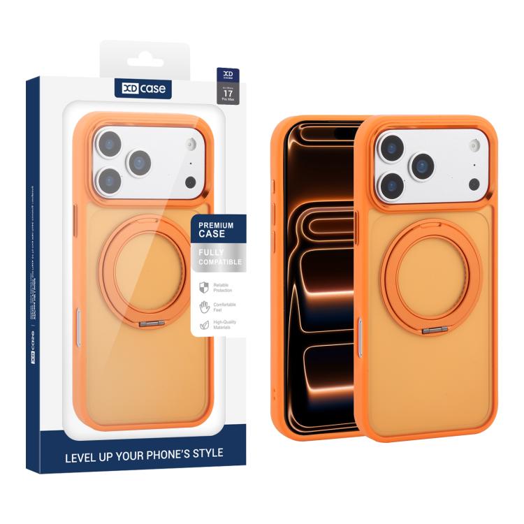 غطاء هاتف مغناطيسي مع حامل دوار YADUN من XDcase، لهواتف iPhone 17 Pro Max، iPhone 17 Pro