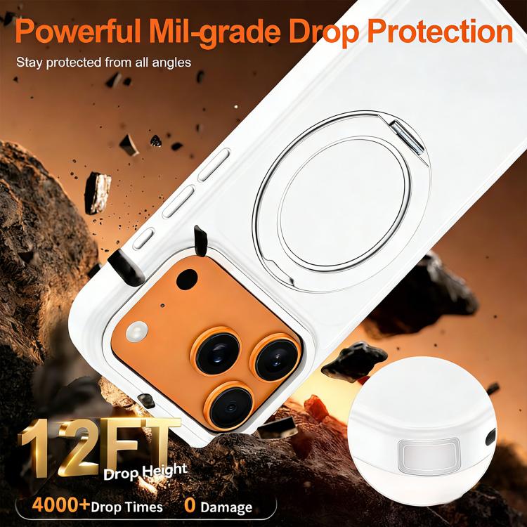 غطاء هاتف مغناطيسي مع حامل دوار YADUN من XDcase، لهواتف iPhone 17 Pro Max، iPhone 17 Pro
