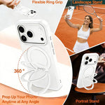 غطاء هاتف مغناطيسي مع حامل دوار YADUN من XDcase، لهواتف iPhone 17 Pro Max، iPhone 17 Pro