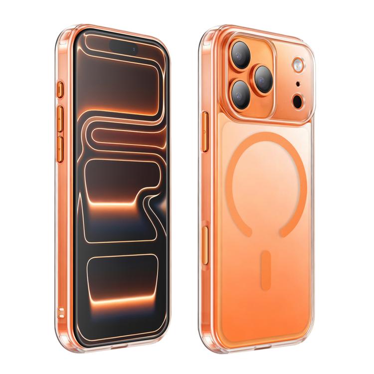 غطاء هاتف شفاف مطفي مقاوم للصدمات مغناطيسي من XDcase، لهواتف iPhone 17 Pro Max، iPhone 17 Pro، iPhone 17