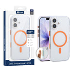 غطاء هاتف شفاف مطفي مقاوم للصدمات مغناطيسي من XDcase، لهواتف iPhone 17 Pro Max، iPhone 17 Pro، iPhone 17