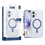 غطاء هاتف شفاف مطفي مقاوم للصدمات مغناطيسي من XDcase، لهواتف iPhone 17 Pro Max، iPhone 17 Pro، iPhone 17