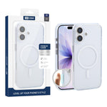 غطاء هاتف شفاف مطفي مقاوم للصدمات مغناطيسي من XDcase، لهواتف iPhone 17 Pro Max، iPhone 17 Pro، iPhone 17
