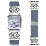 xDfind Chinese Knot Nylon Rainbow Braided Magnetic Buckle Watch Band, For Apple Watch 42 / 44 / 45 / 46 / 49mm, For Apple Watch 38 / 40 / 41 / S11 42mm