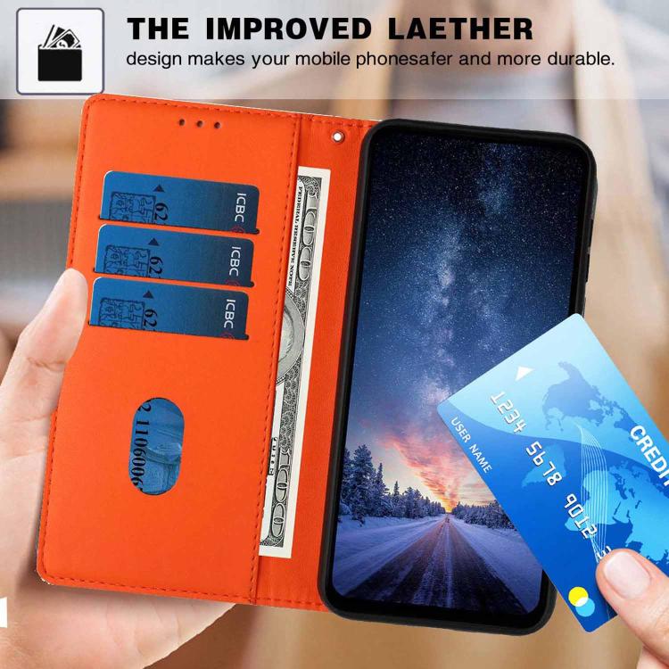 غطاء هاتف من الجلد النباتي بنقش قطة الشجرة وقلب قابل للطي، لهواتف iPhone 15، iPhone 14 Plus، iPhone 14، iPhone 14 Pro، iPhone 14 Pro Max، iPhone 13 Pro Max