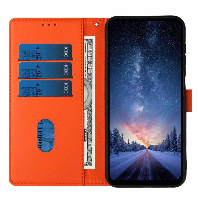 غطاء هاتف من الجلد النباتي بنقشة قطة الشجرة مع غطاء قابل للطي، لهواتف iPhone 17e / 16e، iPhone 17 Pro Max، iPhone 17 Pro، iPhone 17، iPhone Air، iPhone 16 Pro Max