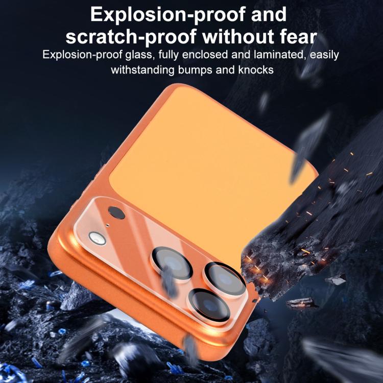 5 قطع من فيلم زجاج مقسى مدمج مطبوع بشاشة حريرية للكاميرا الخلفية من XDcase، لهواتف iPhone 17 Pro Max، iPhone 17 Pro، iPhone 17، iPhone Air