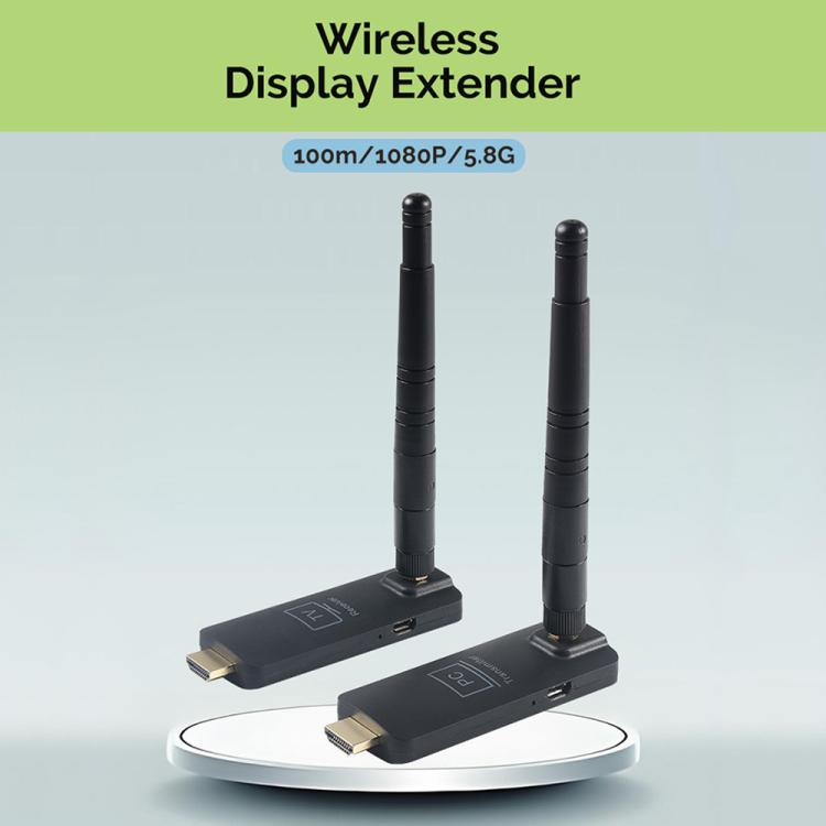 مجموعة مرسل ومستقبل عكس شاشة لاسلكي 5G من Measy موديل AM18052T