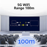 مجموعة مرسل ومستقبل عكس شاشة لاسلكي 5G من Measy موديل AM18052T