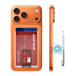 XDcase فتحة بطاقة خلفية مغناطيسية مع حامل لـ iPhone / Galaxy والمزيد