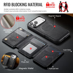 حافظة بطاقات MAGKING K3 Series MagSafe RFID K3 Pro قابلة للفصل لهواتف iPhone 17 Pro Max، iPhone 17 Pro، iPhone Air