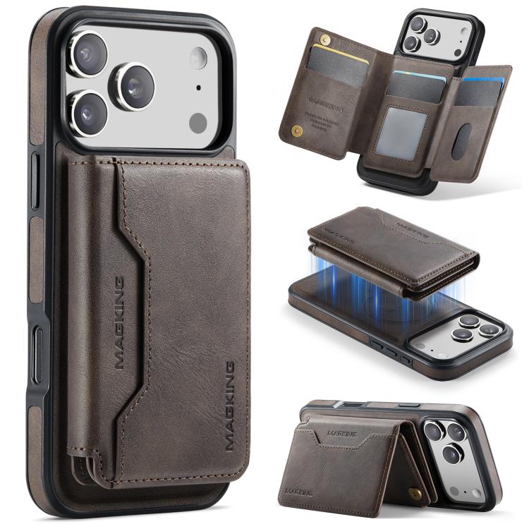 حافظة بطاقات MAGKING K3 Series MagSafe RFID K3 Pro قابلة للفصل لهواتف iPhone 17 Pro Max، iPhone 17 Pro، iPhone Air