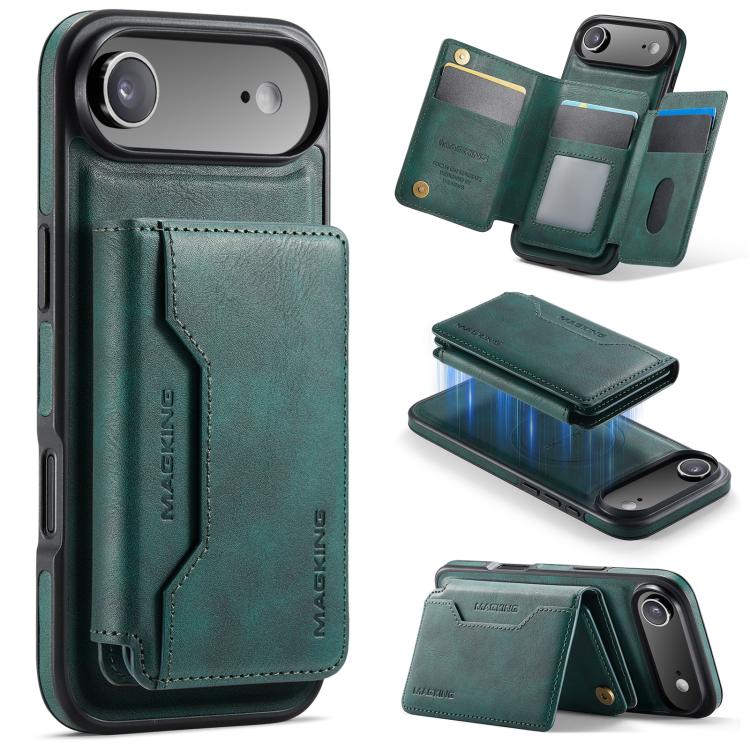 حافظة بطاقات MAGKING K3 Series MagSafe RFID K3 Pro قابلة للفصل لهواتف iPhone 17 Pro Max، iPhone 17 Pro، iPhone Air