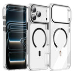 غطاء هاتف مغناطيسي شفاف من Kemeng PC، لهواتف iPhone 17 Pro Max، iPhone 17 Pro